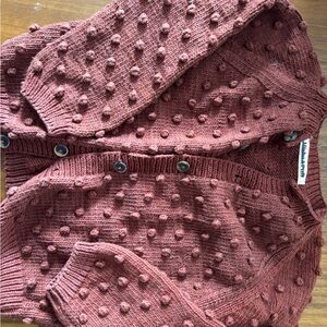 Misha & Puff Cotton Popcorn Cardigan